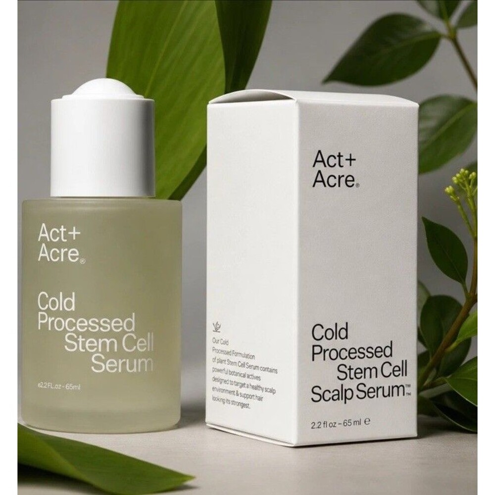 Act+ Acre Cold Processed Stem Cell Scalp Serum Complex 2.2 fl oz NIB